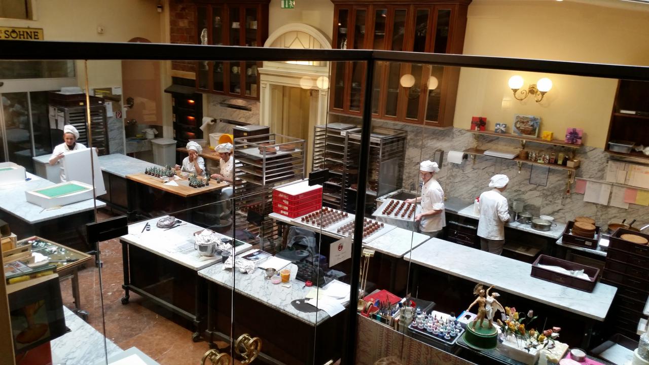 Les cuisines chez Demel