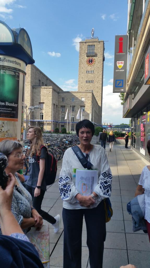 Stuttgart Visite guidée du centre ville la tour de la gare avec l'étoile