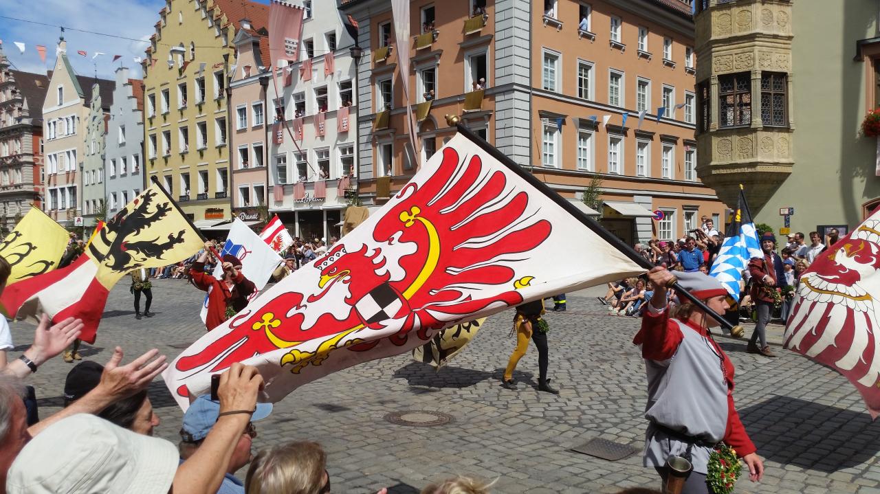 Fahnenschwinger les drapeaux en mouvement