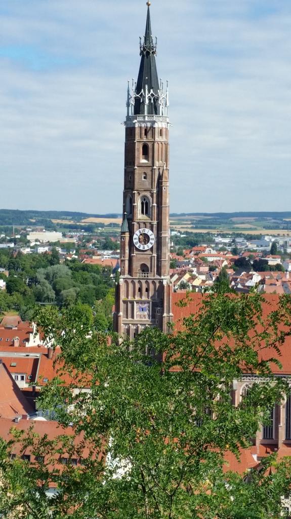 St Martin vu du Burg Trausnitz