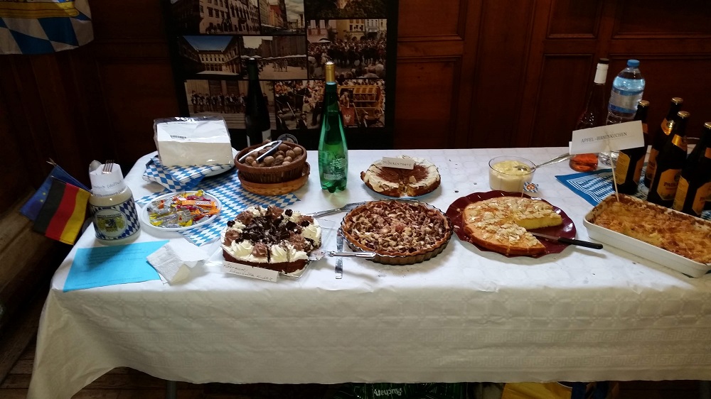 Le buffet de l'association