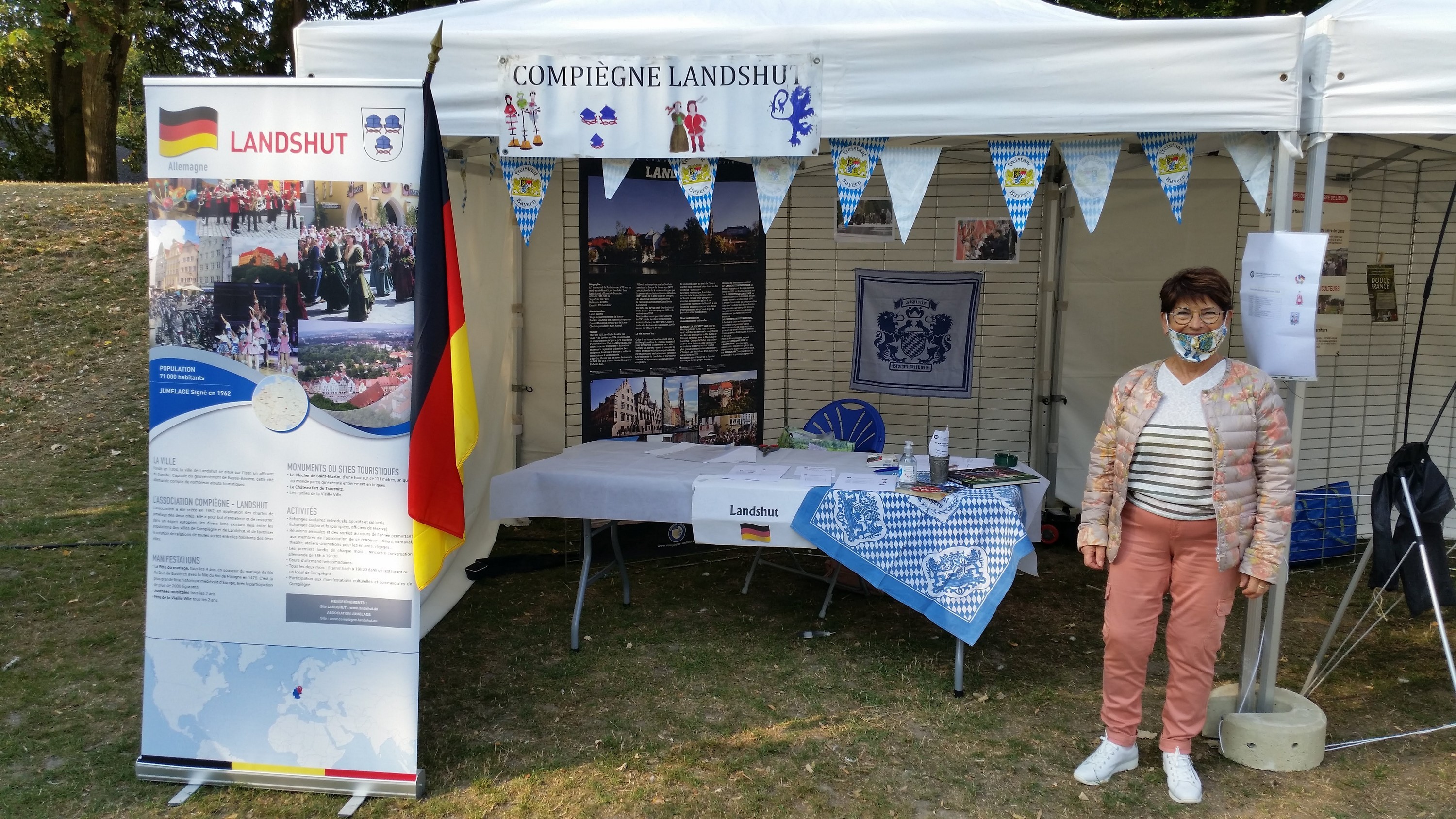 Le stand de Compiègne-Landshut