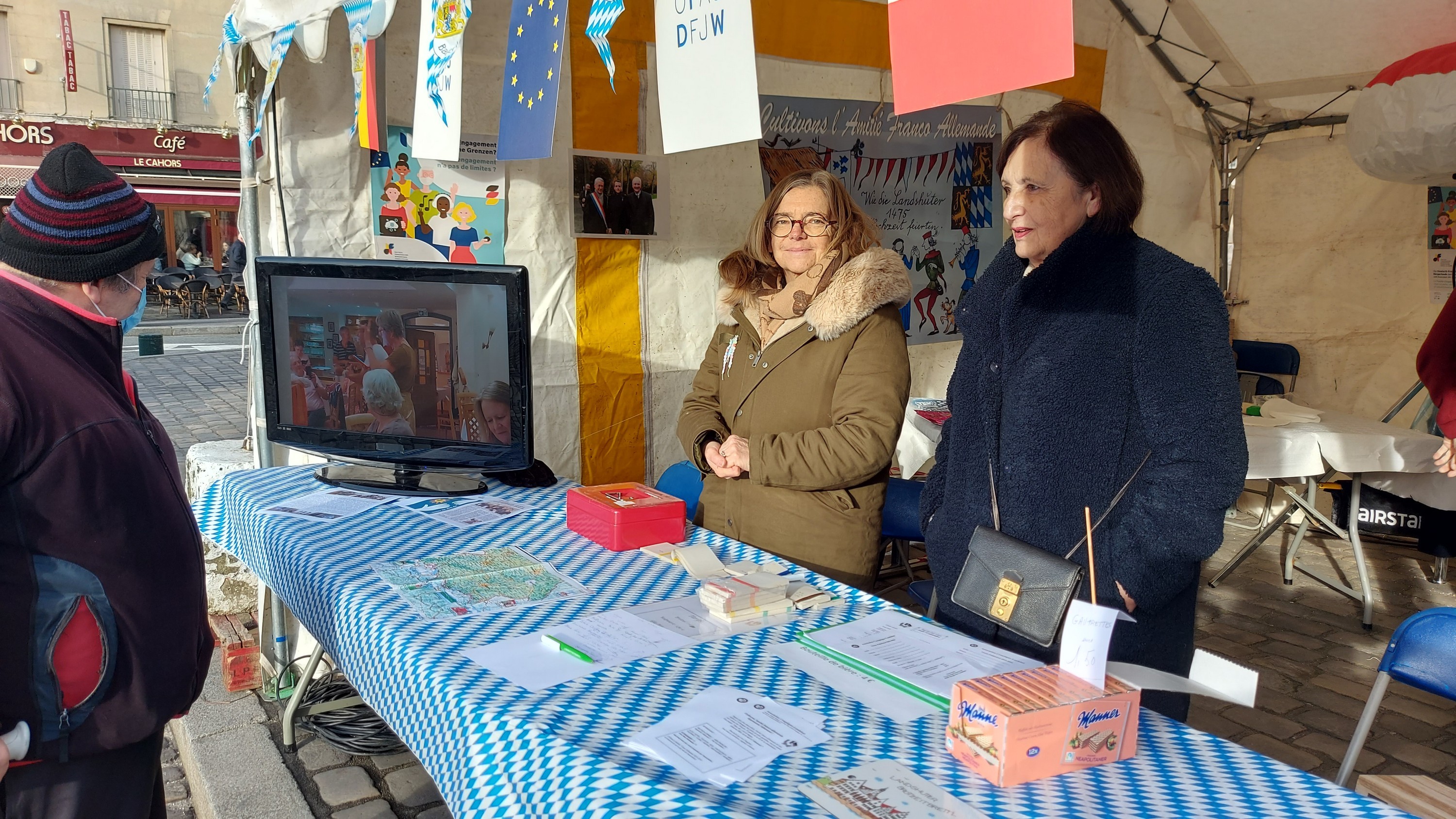 Présentation sur écran de Landshut 