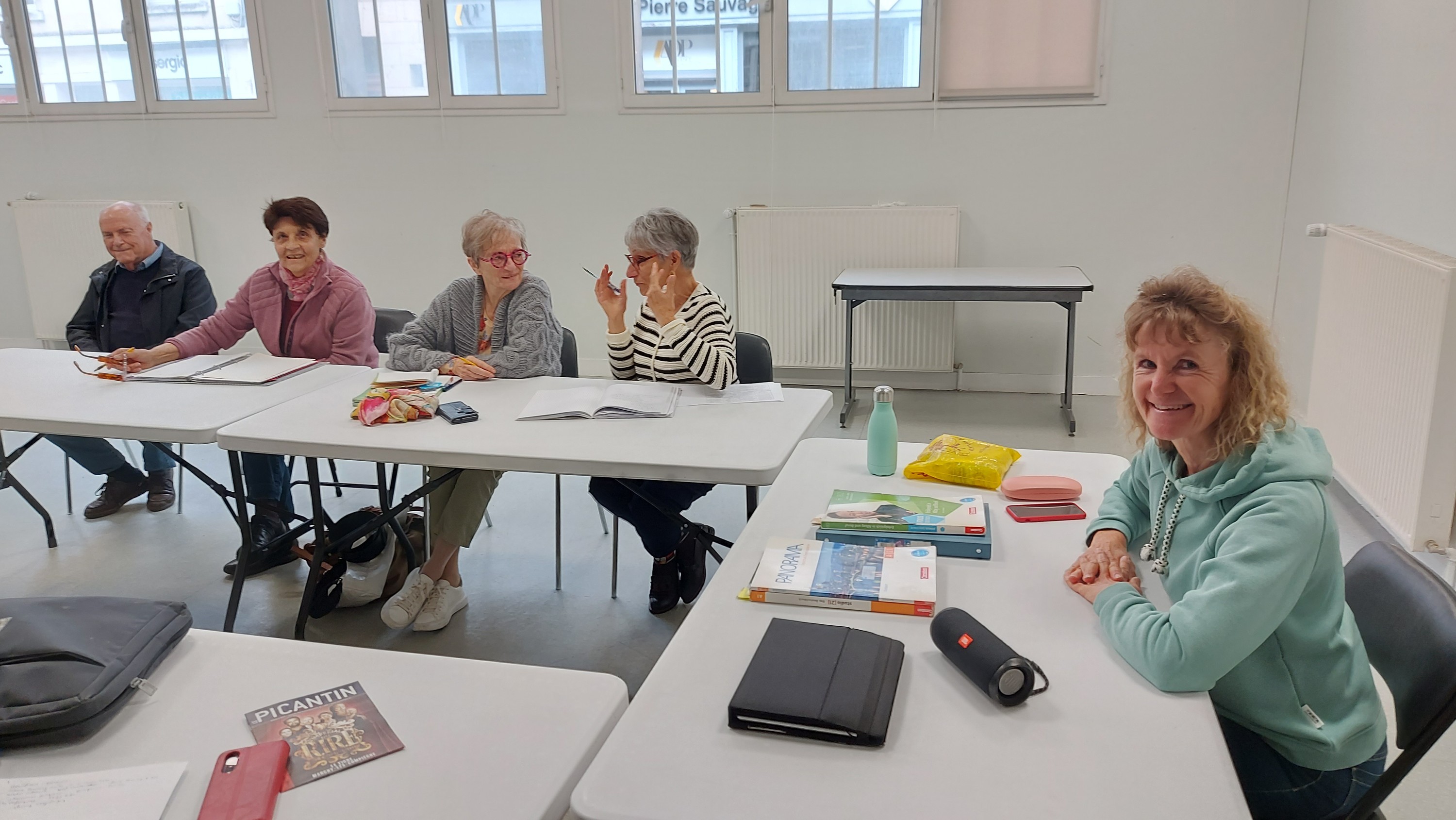 Le cours d'allemand