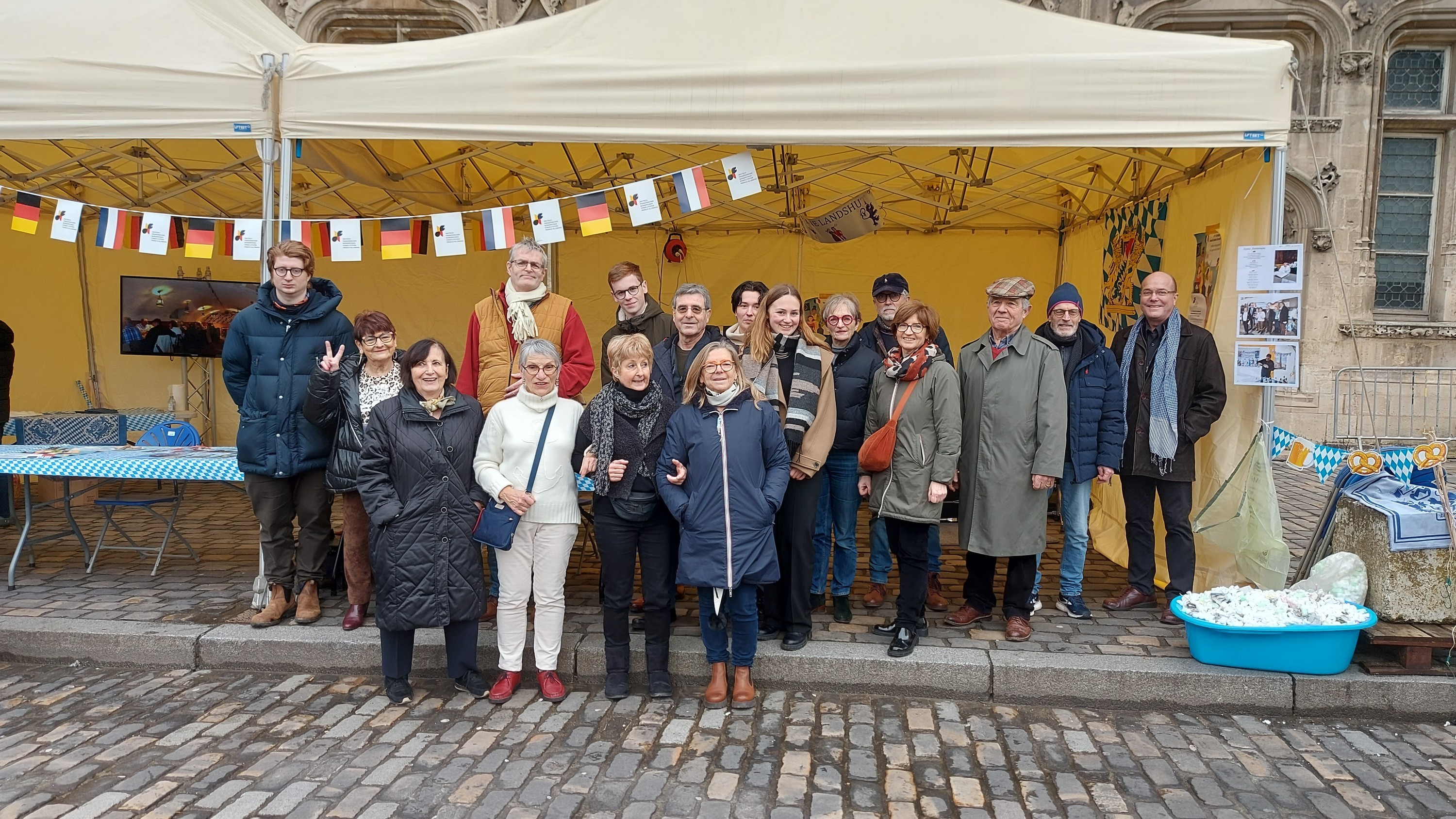 Les organisateurs ont fini la mise en place