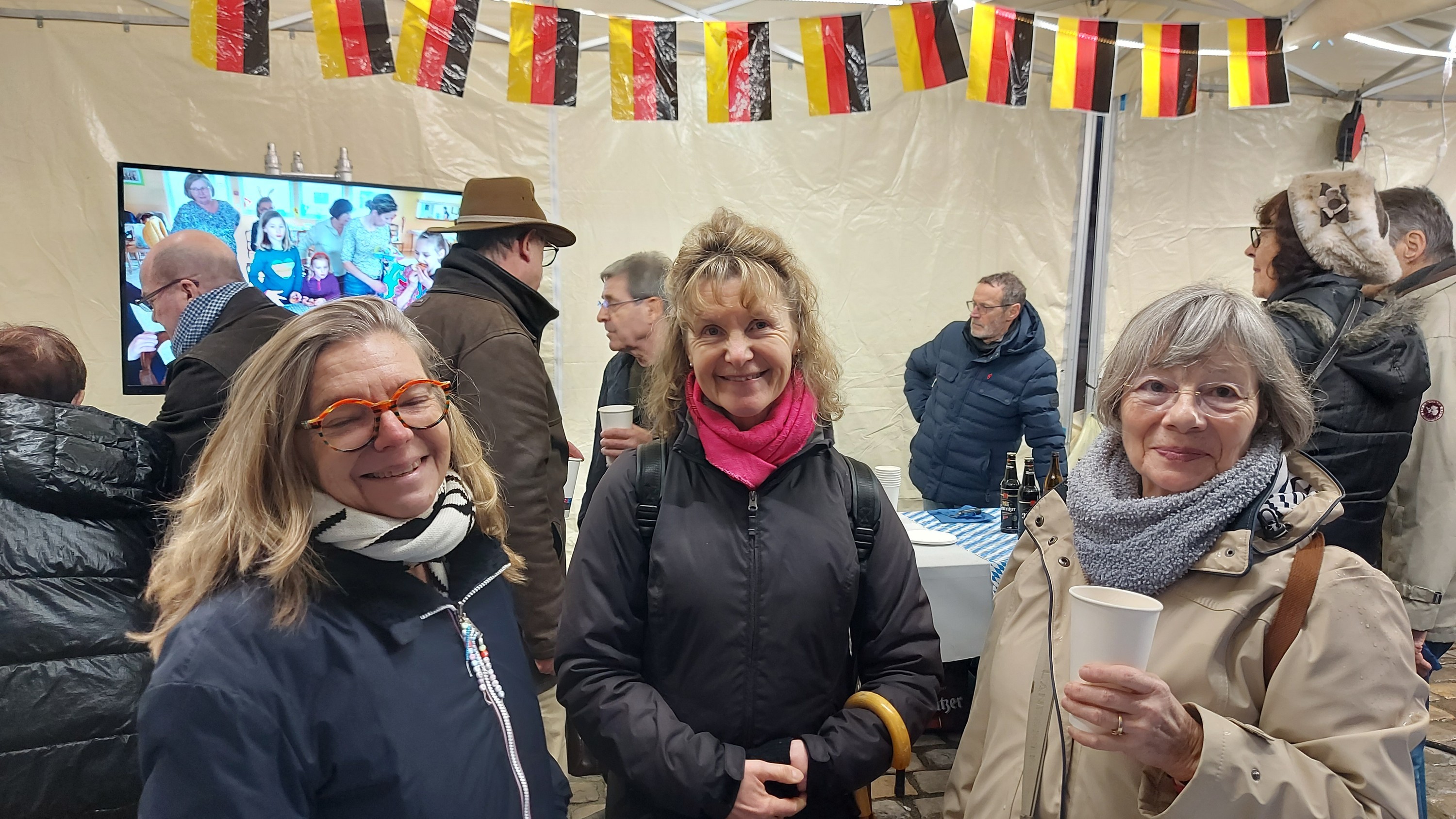 Véronique, Andrea et Françoise