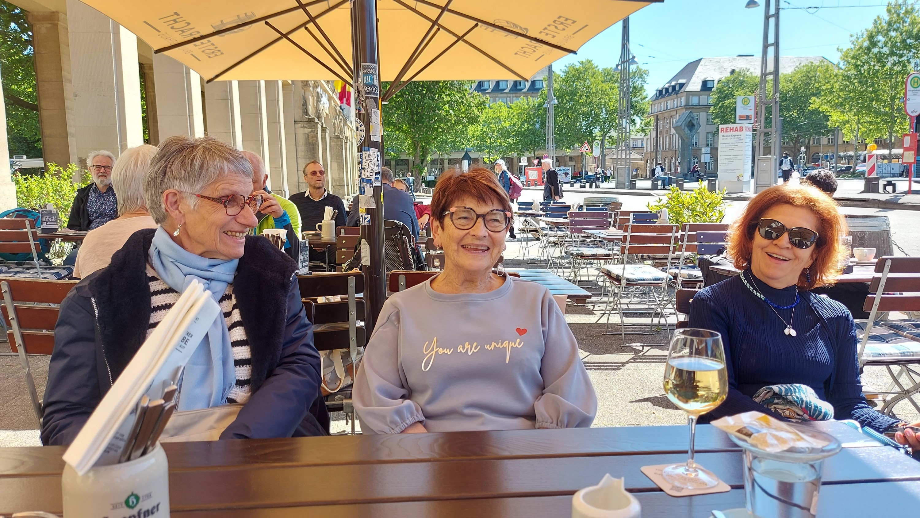 Pause à Karlsruhe