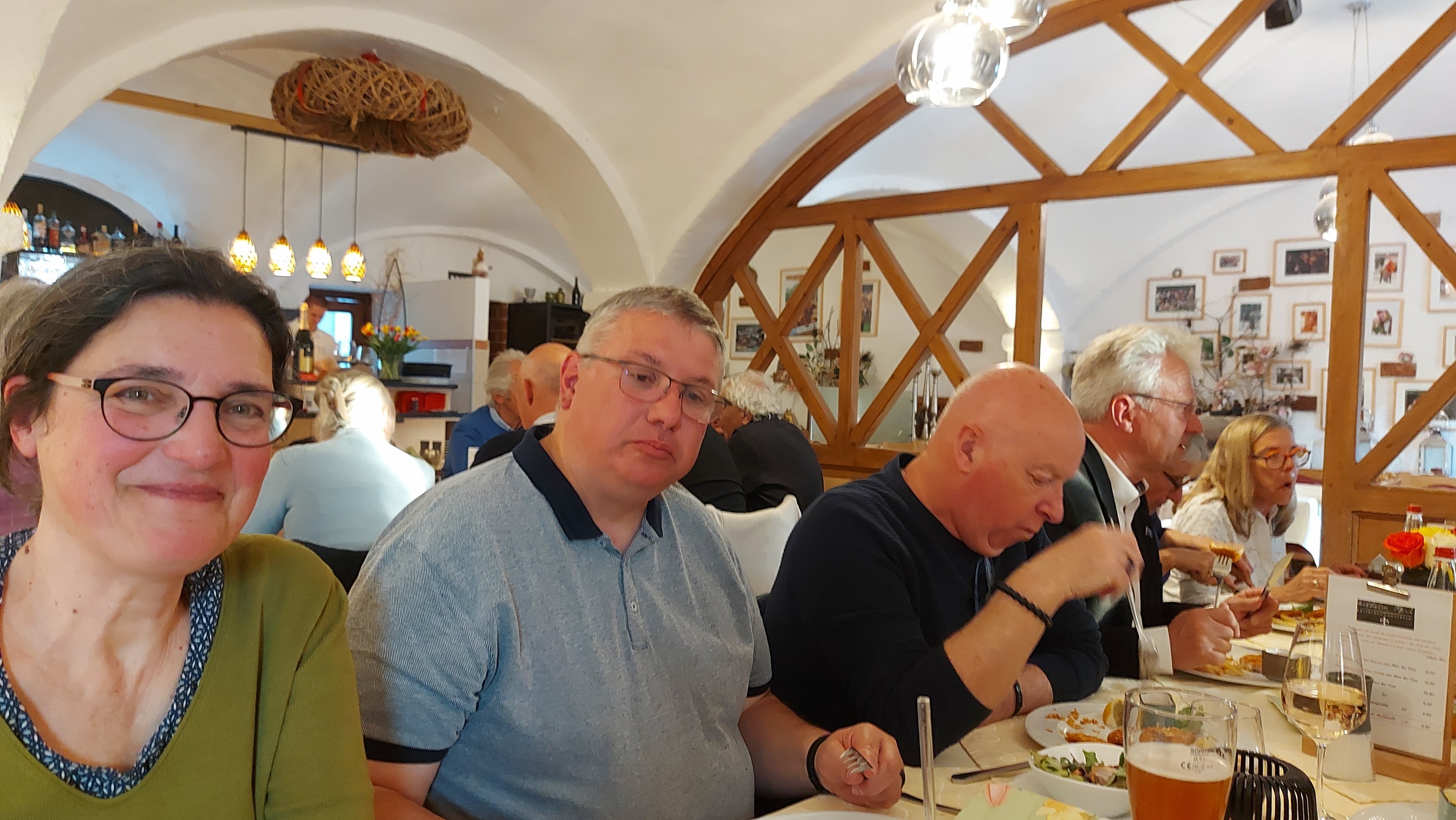 Dîner avec nos amis de Landshut