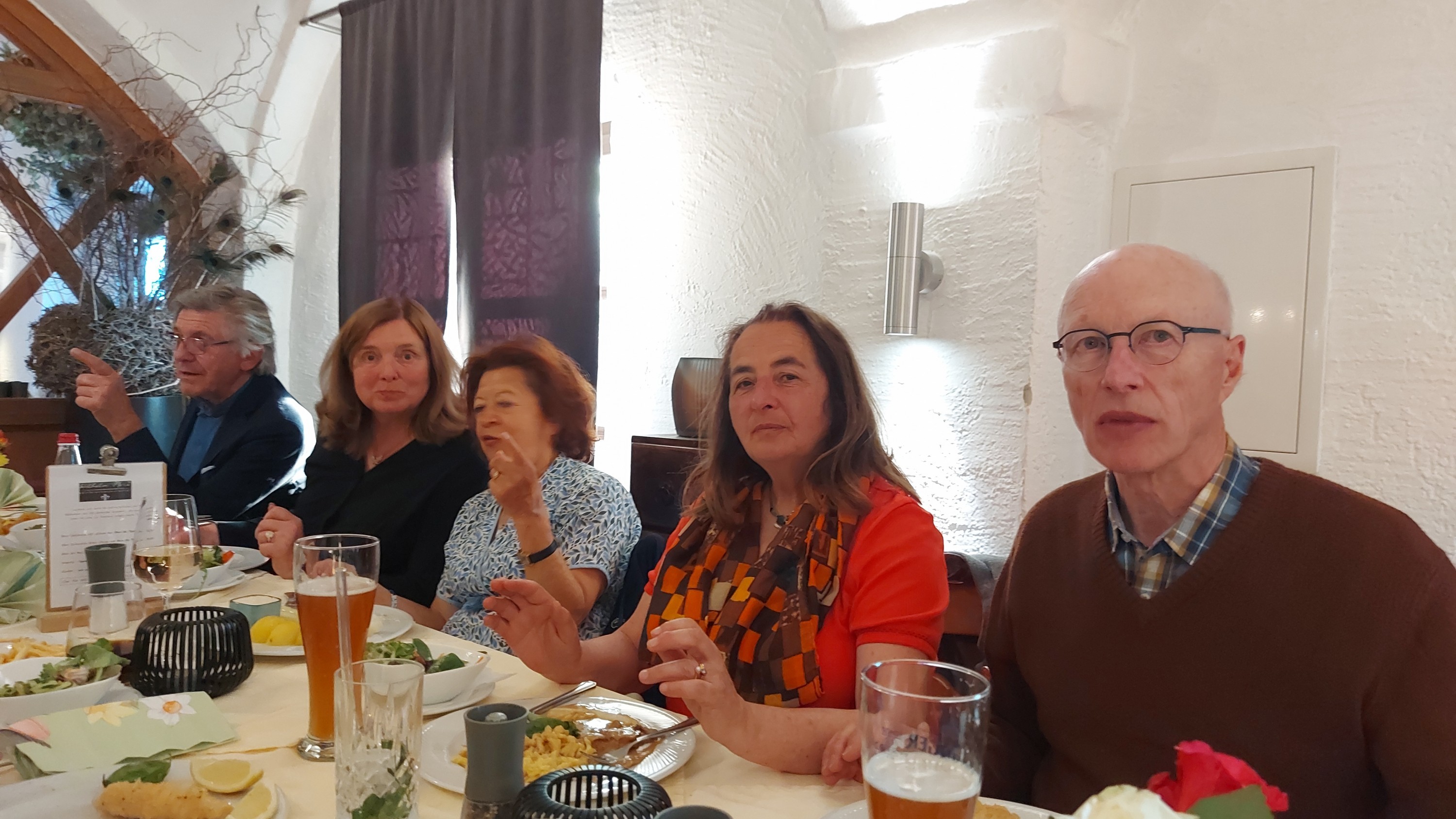 Dîner avec nos amis de Landshut
