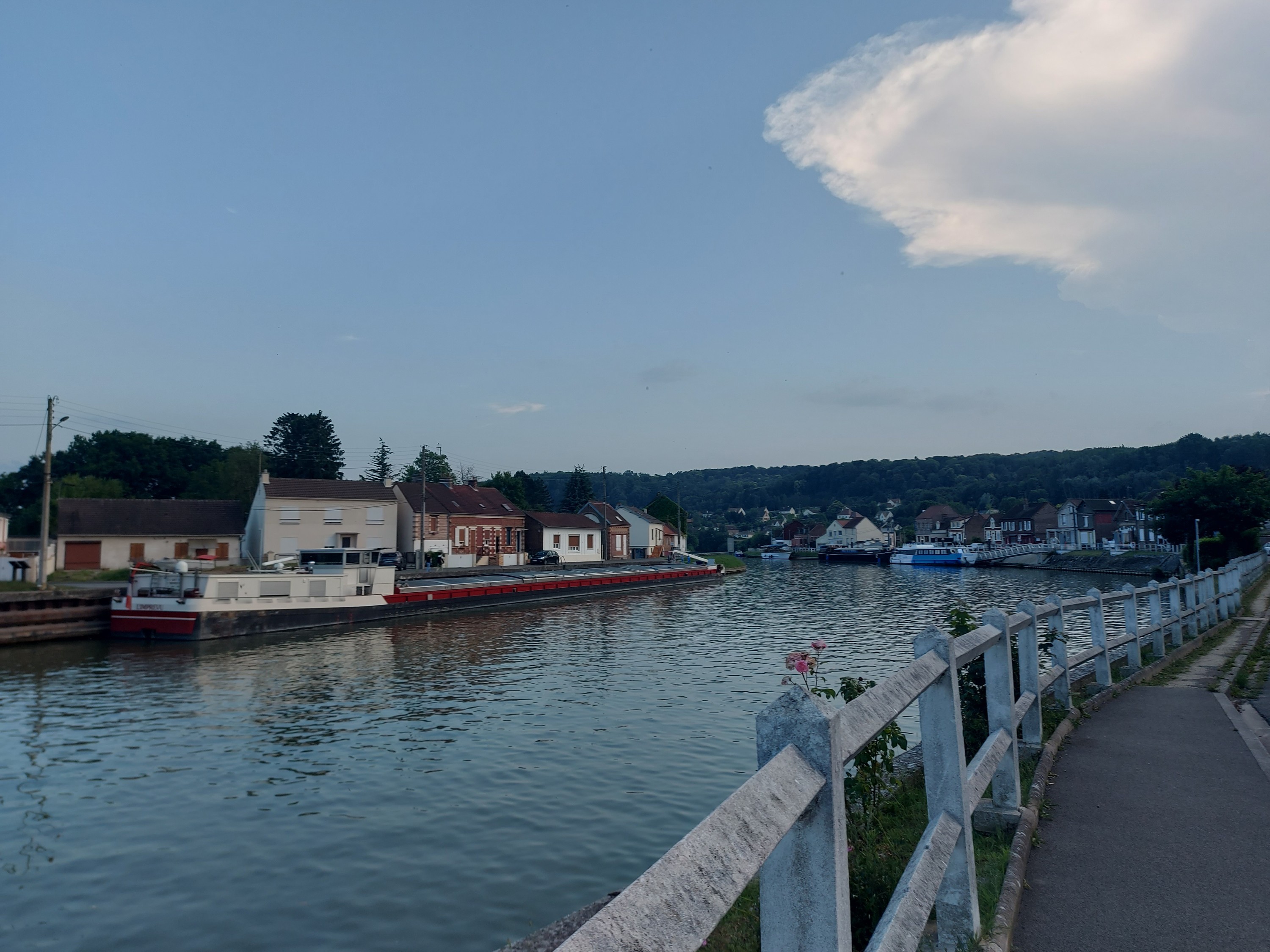 Les péniches sur l'Oise