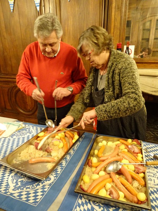 Soirée Bavaroise le service 