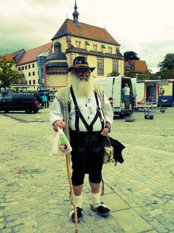 Sur le marché à Aschaffenburg