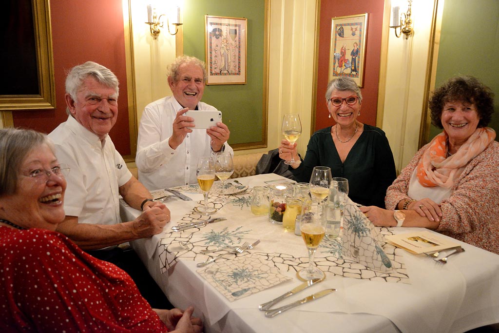 Avec Peter, Marc et Marie-Agnès