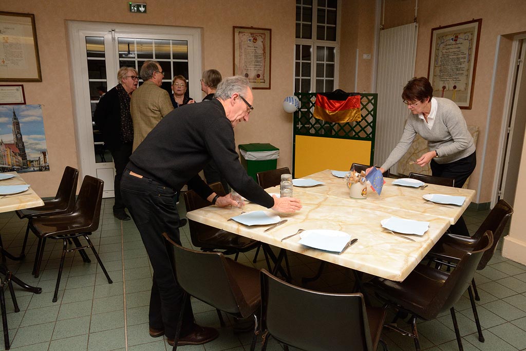 La préparation des tables