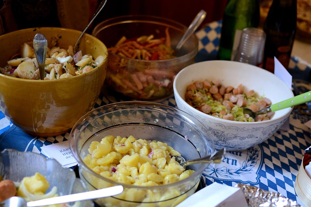 Le buffet aux couleurs de la Bavière