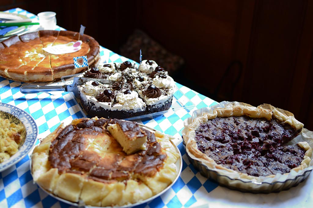 Le buffet aux couleurs de la Bavière