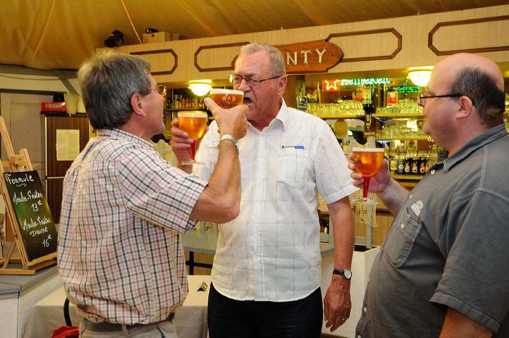 Soirée d'été au Relais du port à Jaux