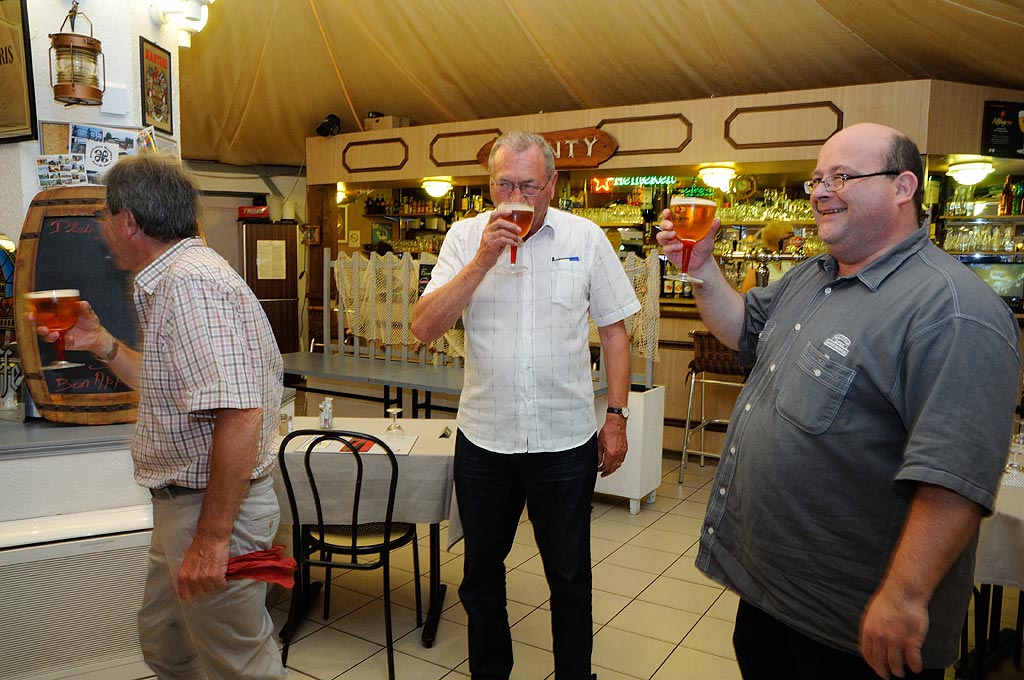 Soirée d'été au Relais du port à Jaux