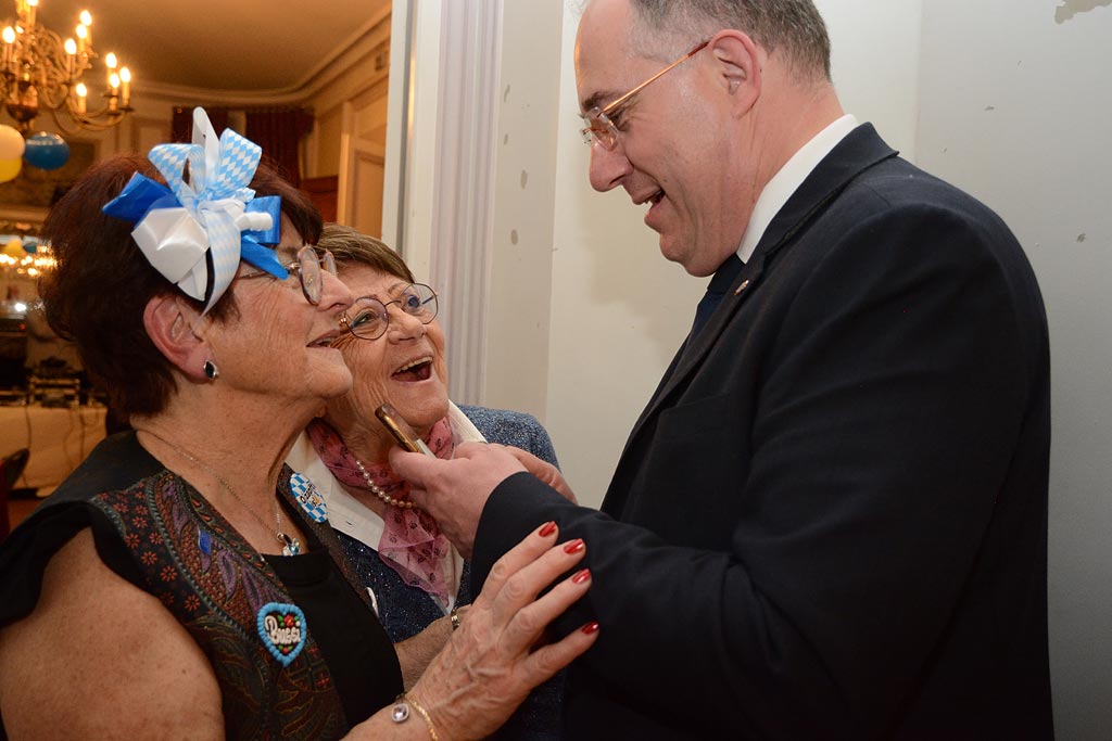 Michèle et le député Pierre Vatin