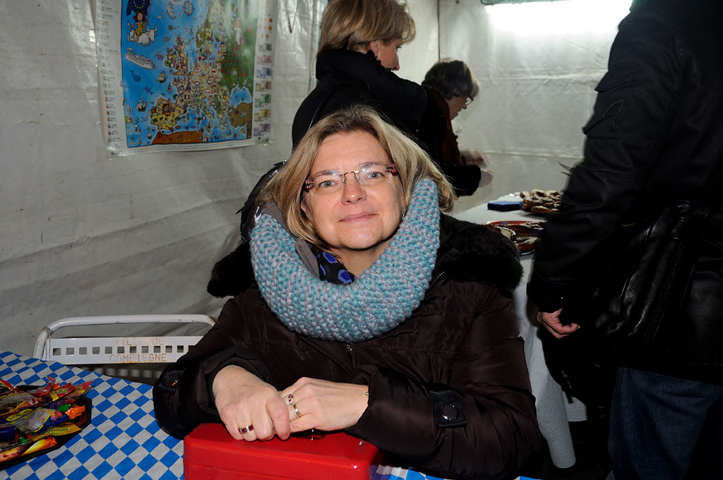 Véronique à la caisse