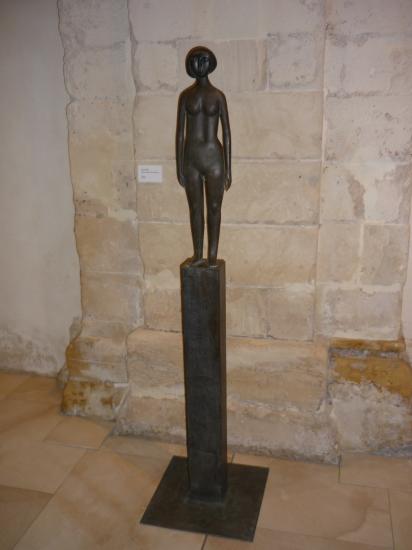 Statue de Karl Riedel Kleine Akstele Bronze 1951