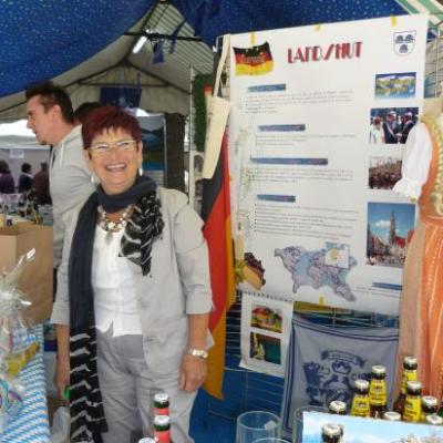 Stand Landshut La Chope allemande à la Foire aux Fromages et aux Vins de Compiègne 28 et 29 mai 2011