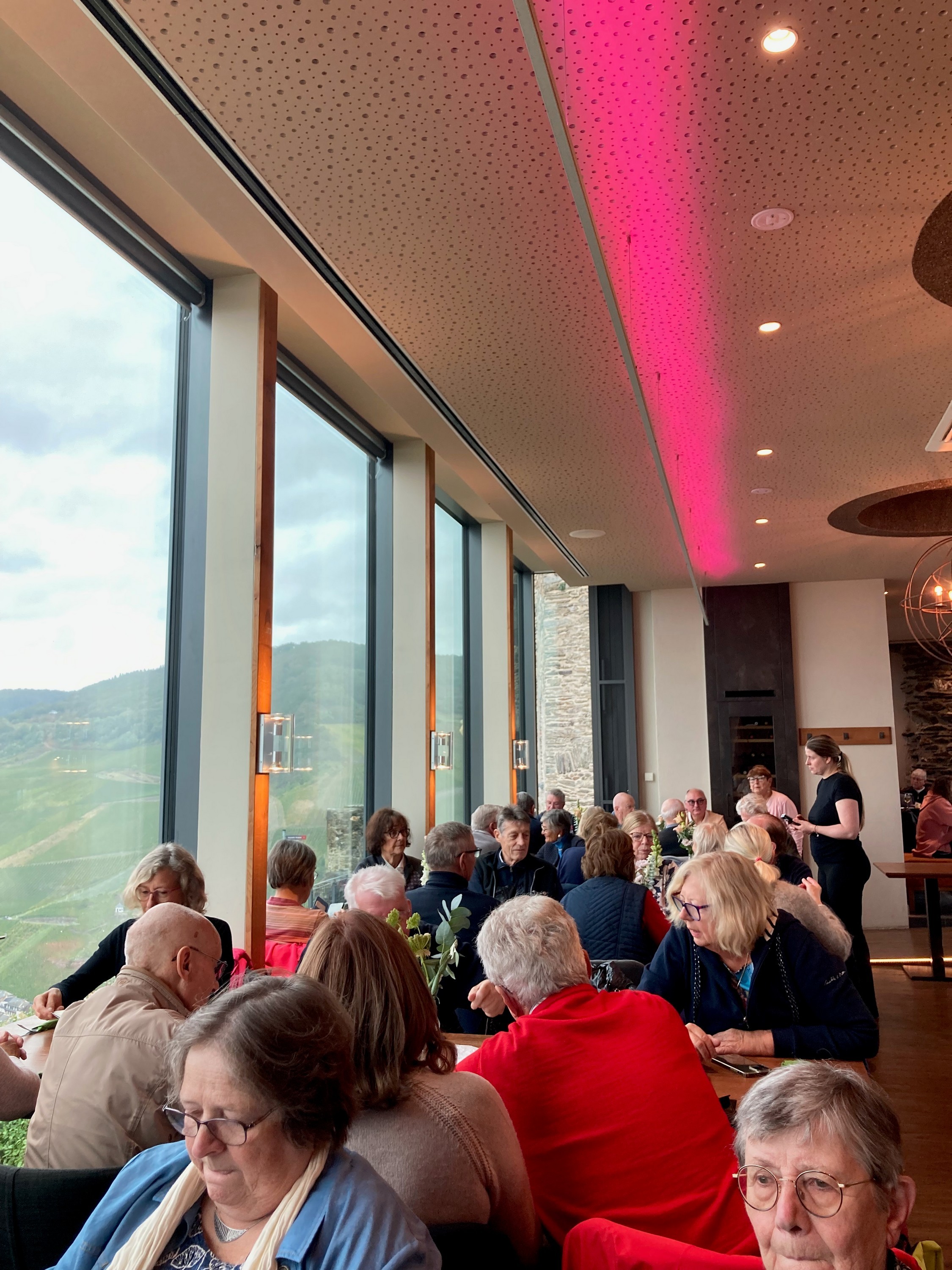 Le panorama vu du restaurant