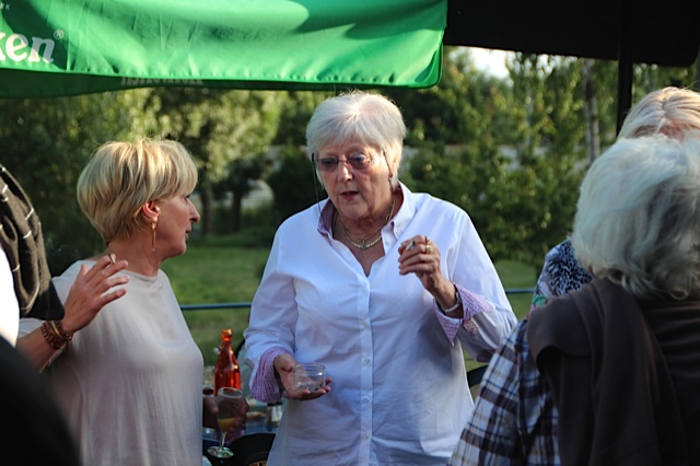 Soirée d'été au Relais du port à Jaux