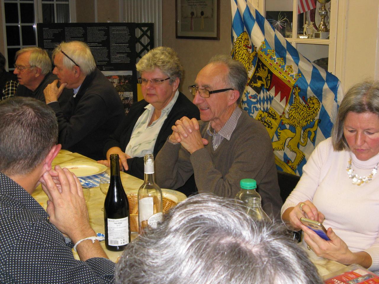 Le repas après l'AG 