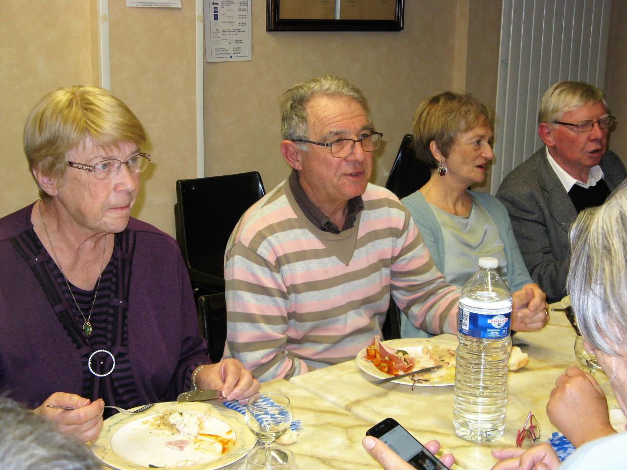 Le repas après l'AG 