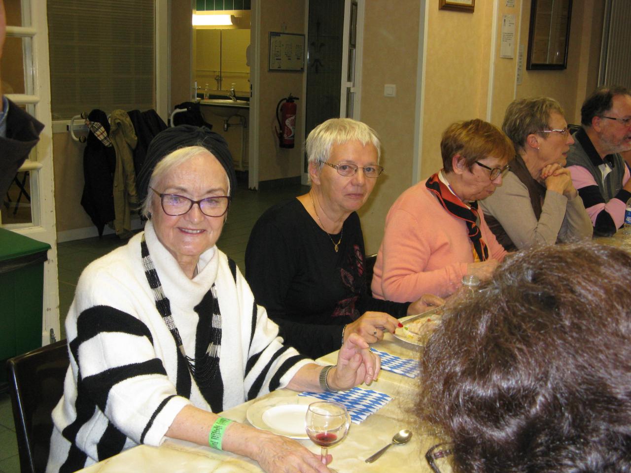 Le repas après l'AG 