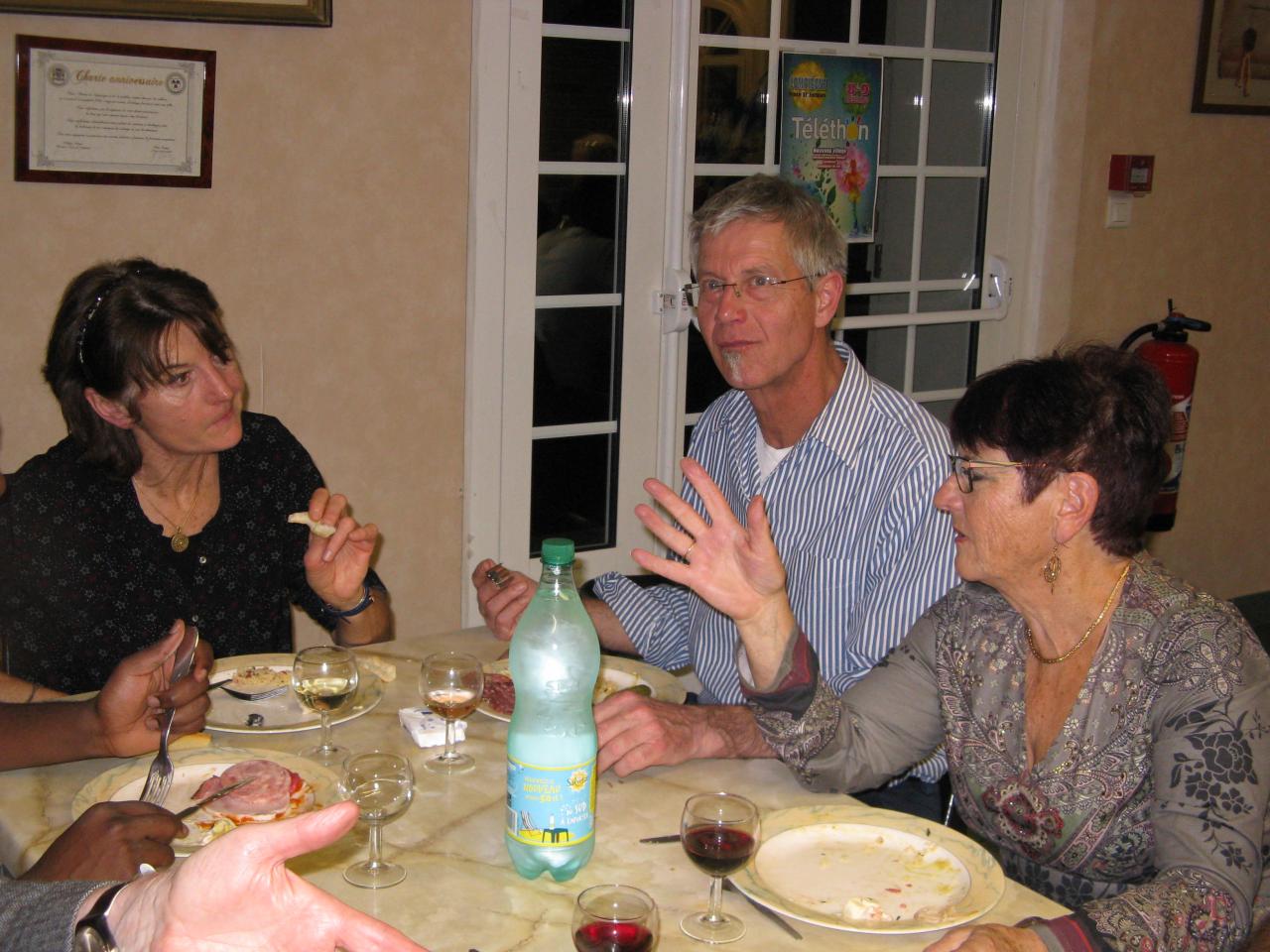 Le repas après l'AG 