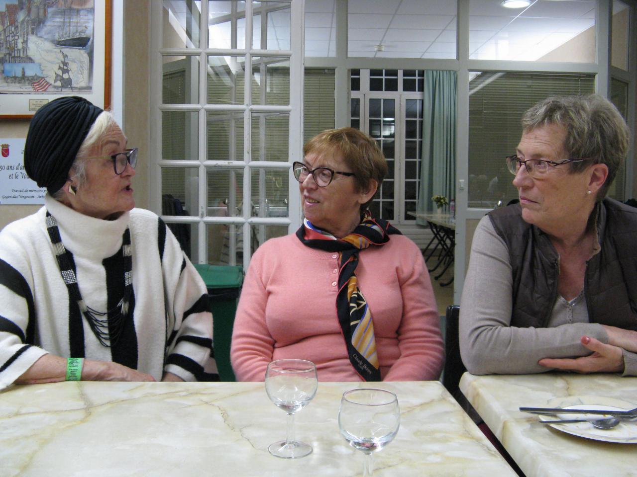 Le repas après l'AG 