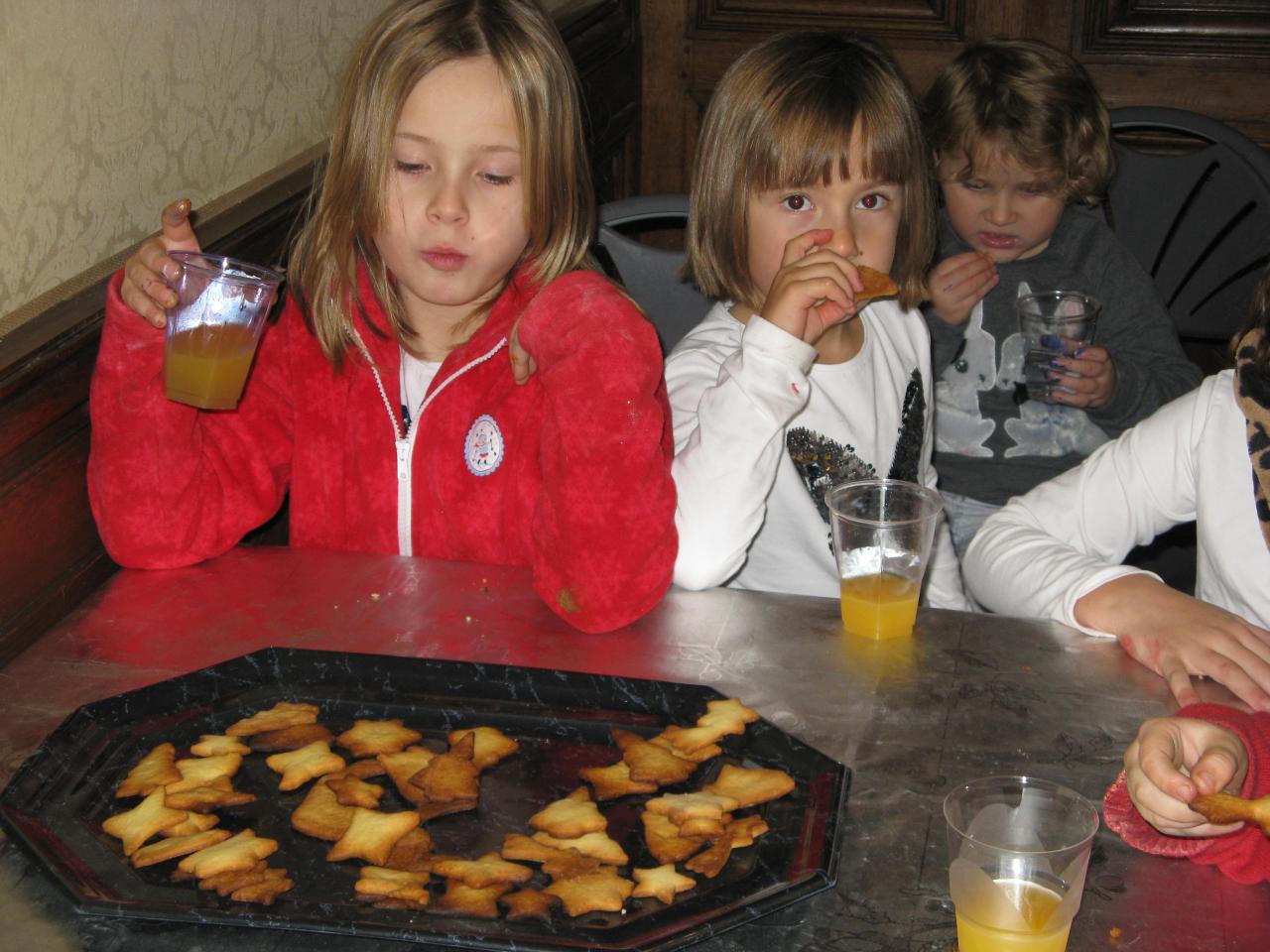 Goûter de Saint Nicolas.