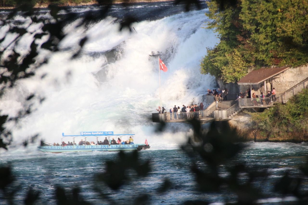 Les chutes du Rhin à Schaffhausen