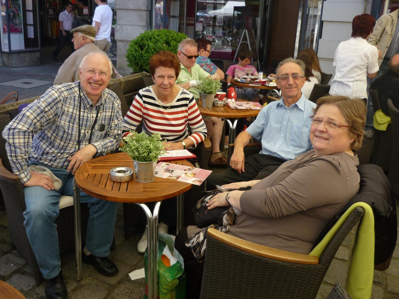 Café Belsner dans Altstadt   Claude, Christiane, Jacques et Nancy