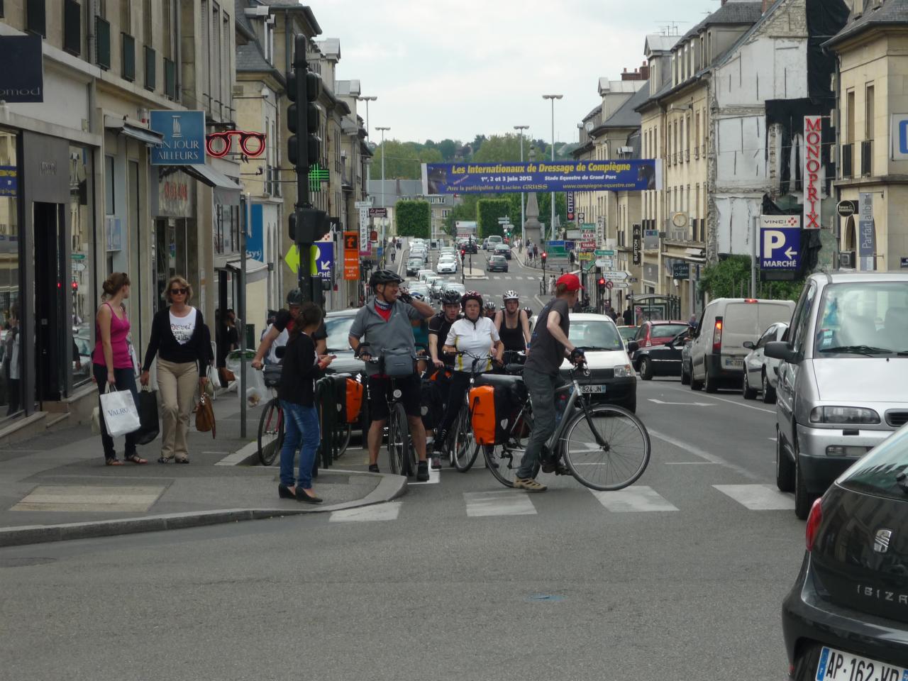 Arrivée à Compiègne