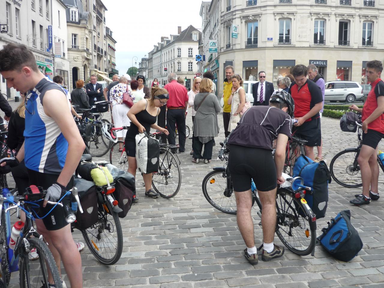 Arrivée à Compiègne