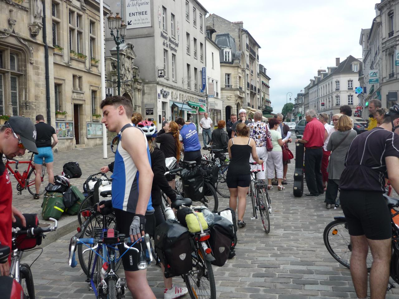 Arrivée à Compiègne