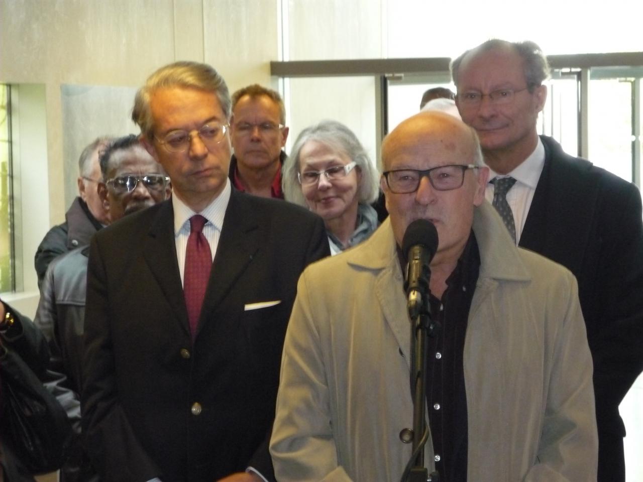 Inauguration en présence de Philippe Marini et Volker Schlöndorff