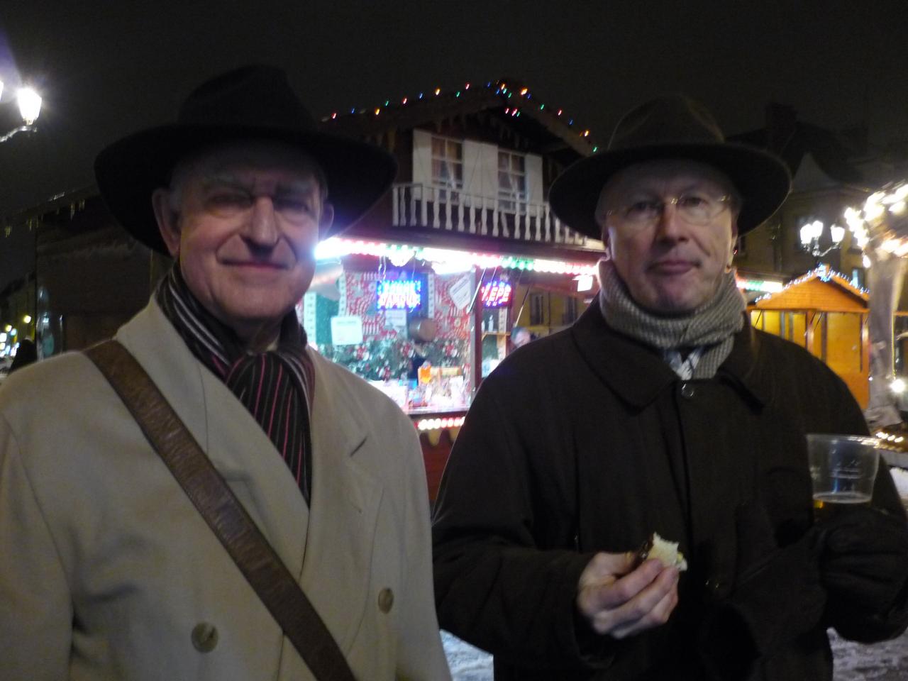 Fête de l'amitié franco-allemande devant l'hotel de ville à Compiègne