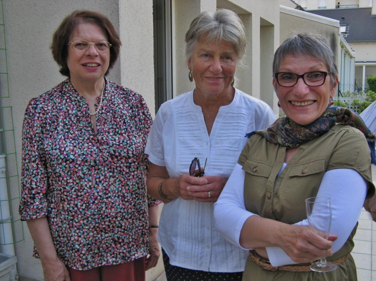 Marie Christine, Elke et Marie Agnès