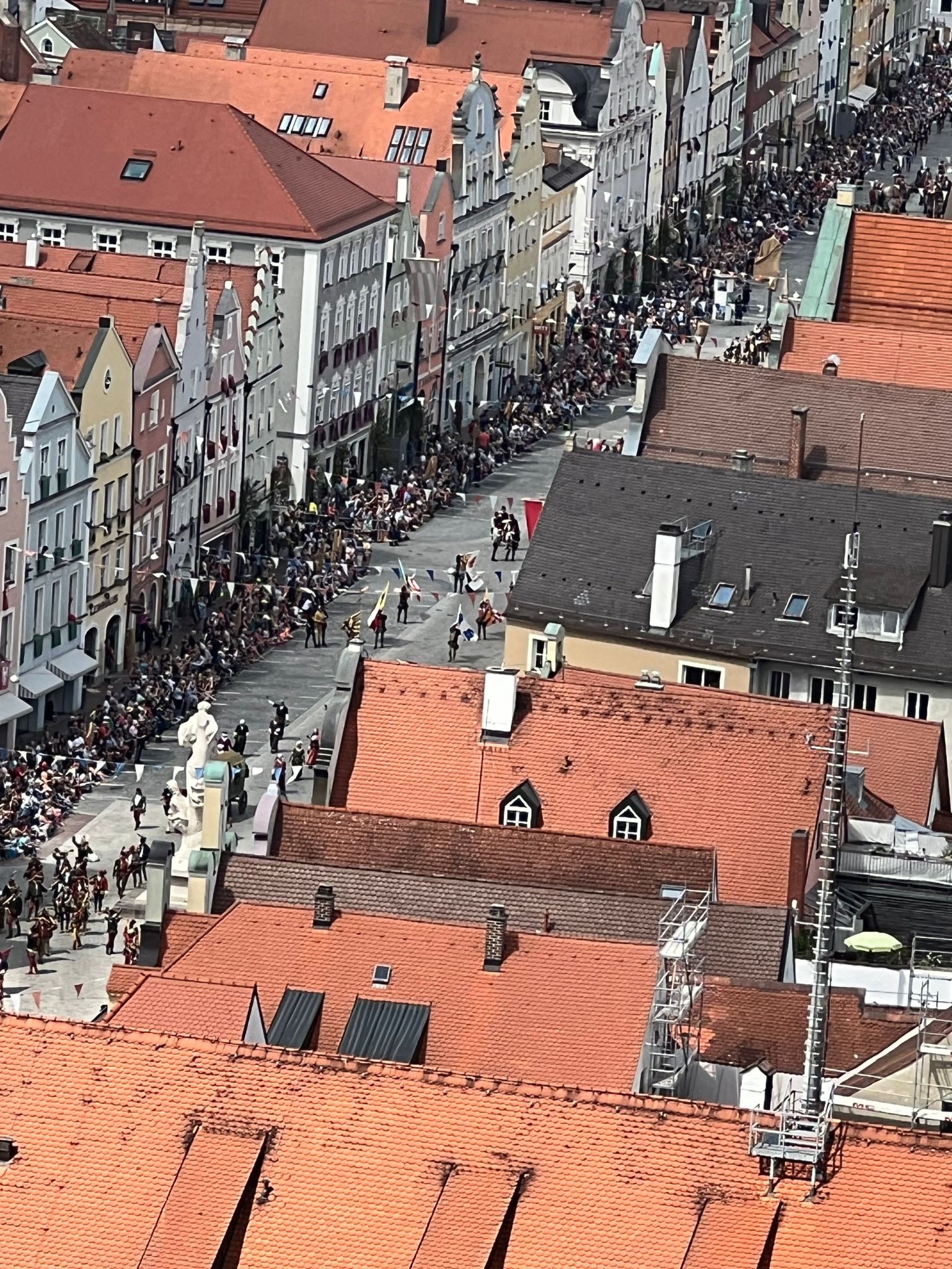 Les fêtes vues par le groupe qui a eu la chance de venir à Landshut