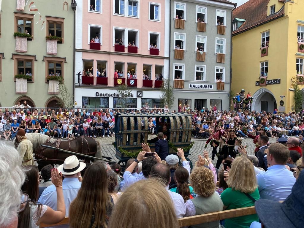 Les fêtes vues par le groupe qui a eu la chance de venir à Landshut