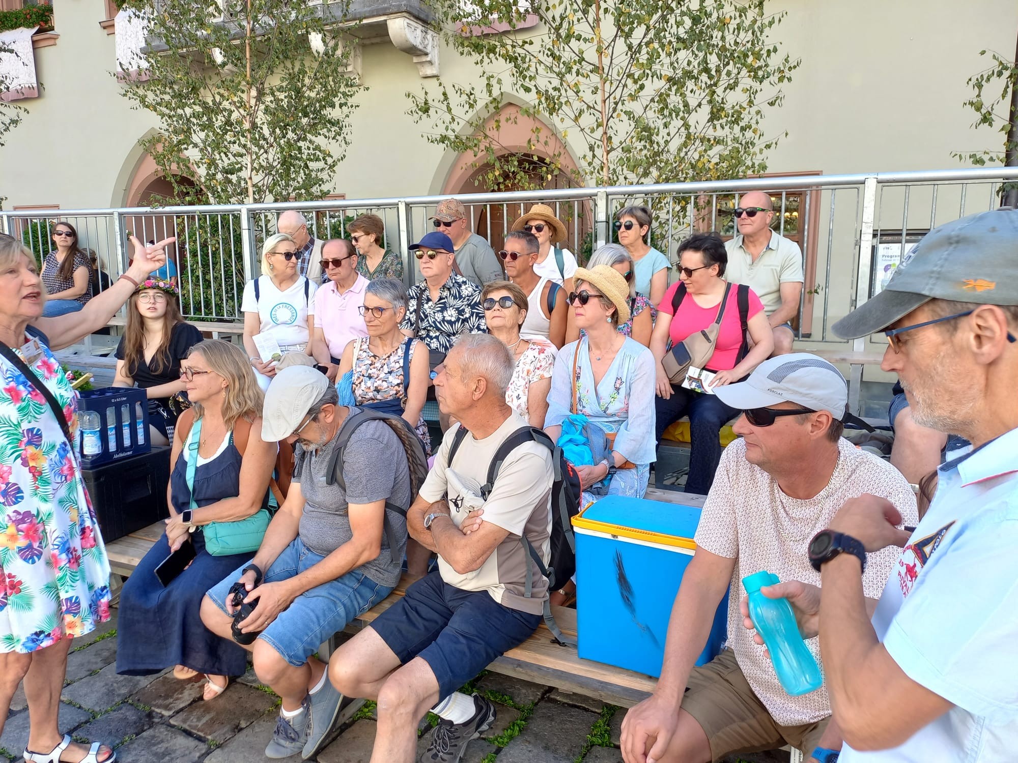 Les fêtes vues par le groupe qui a eu la chance de venir à Landshut