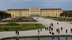 Schönbrunn vu du jardin