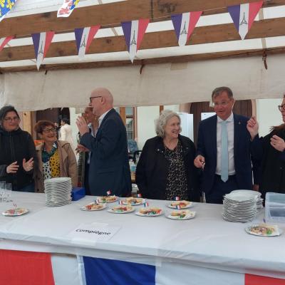 Inauguration du stand Landshut-Compiègne
