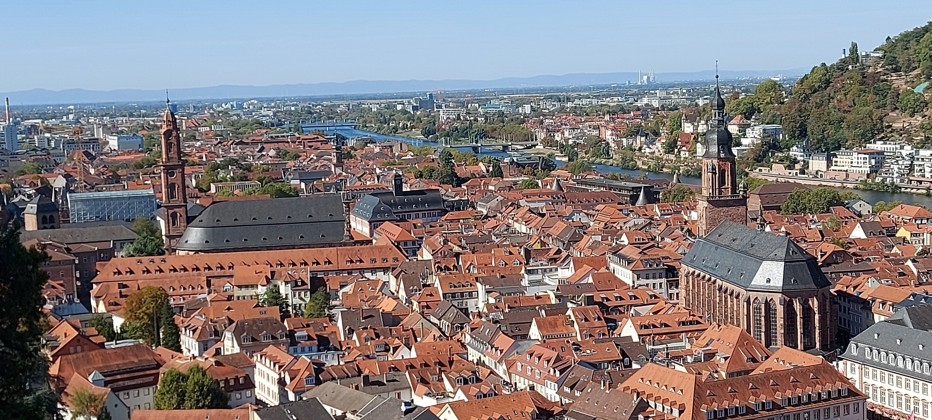 Panorama vu du chateau