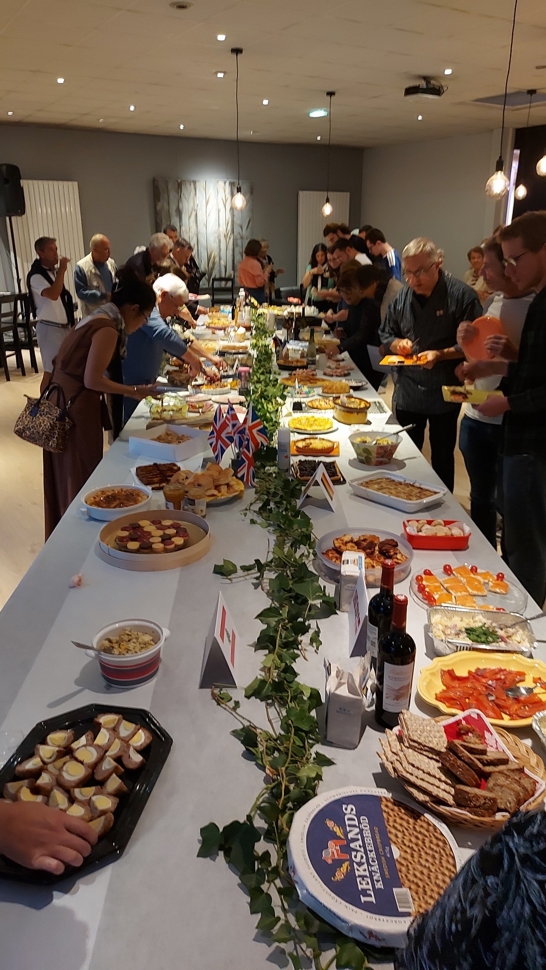 Les buffets des différents pays